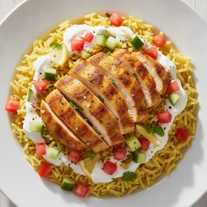 Chicken Shawarma Rice Bowl