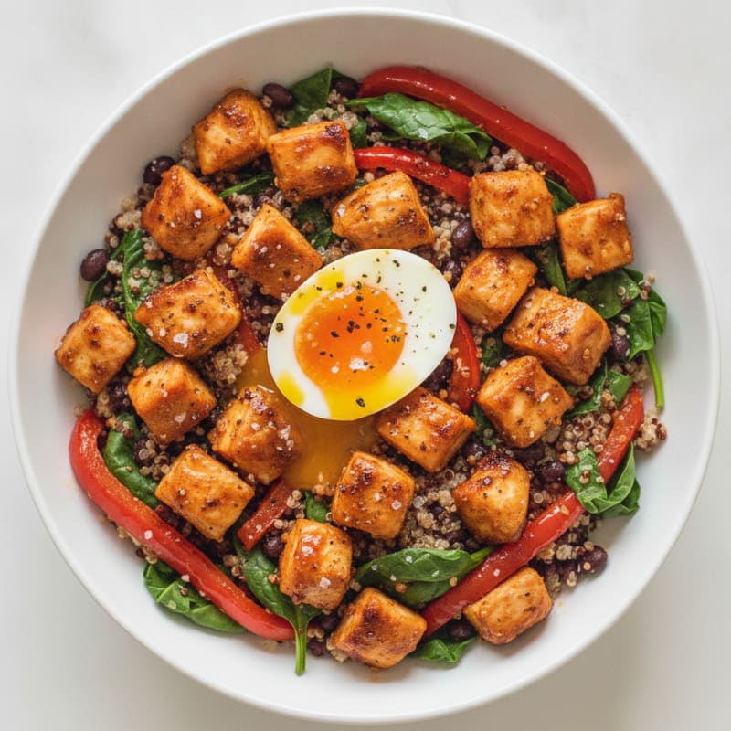 Spicy Chicken and Quinoa Power Bowl