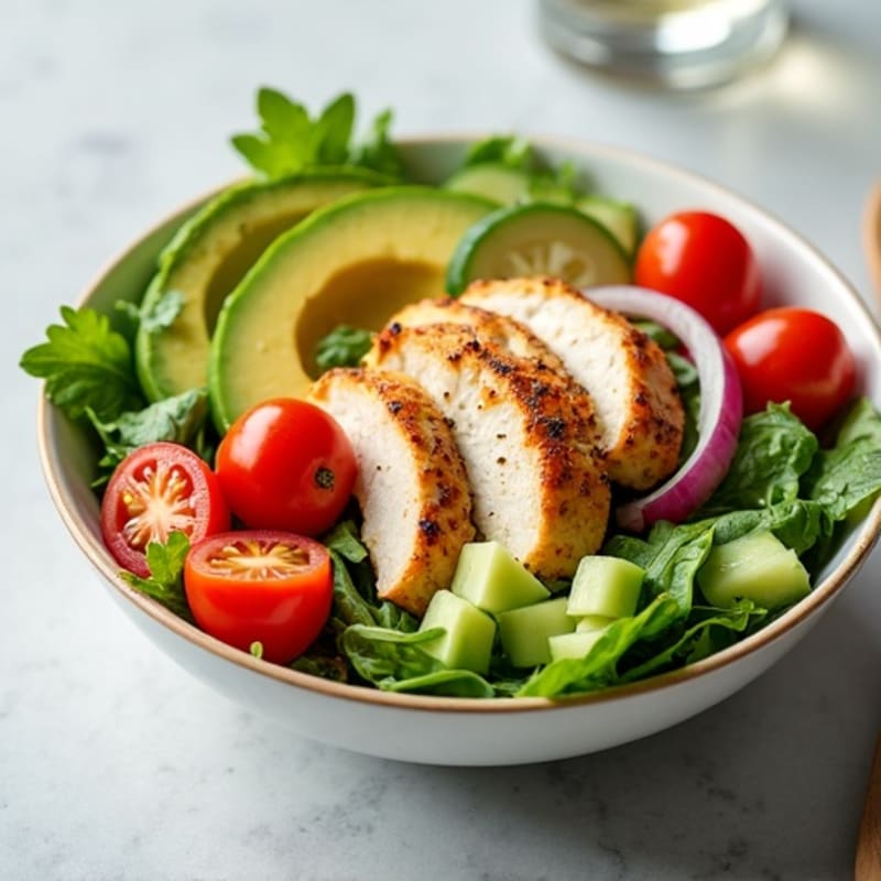 Crisp Avocado Salad Bowl
