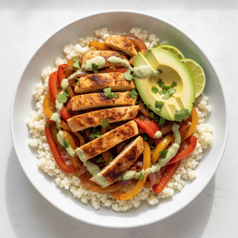 Chicken Fajita Power Bowl