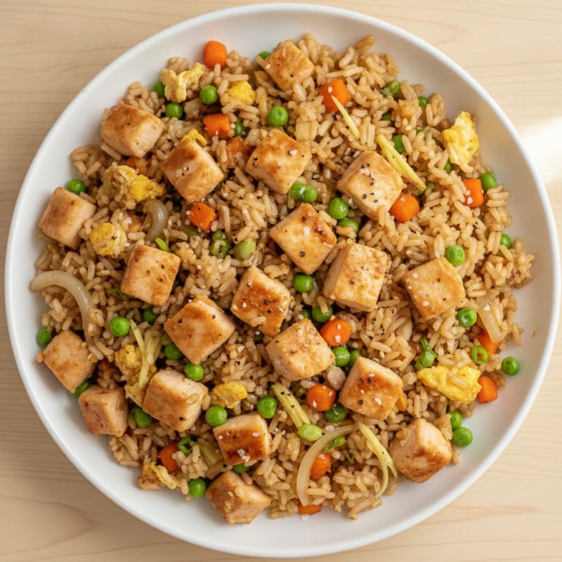 Clean Chicken and Vegetable Fried Rice
