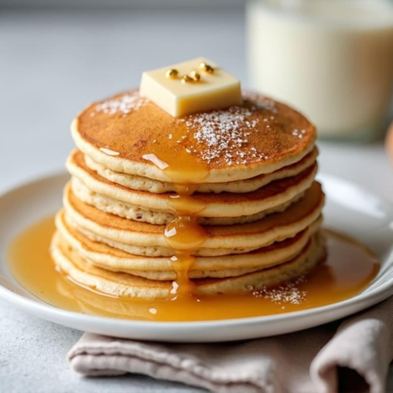 Fluffy High Protein Vanilla Pancakes