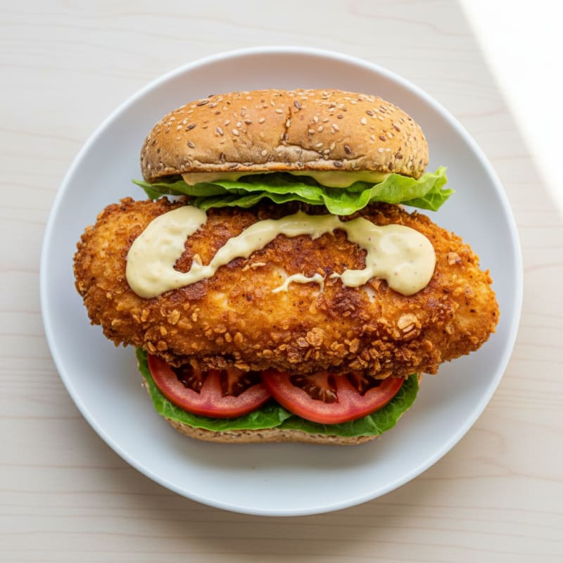Crispy Buttermilk Fried Chicken Sandwich