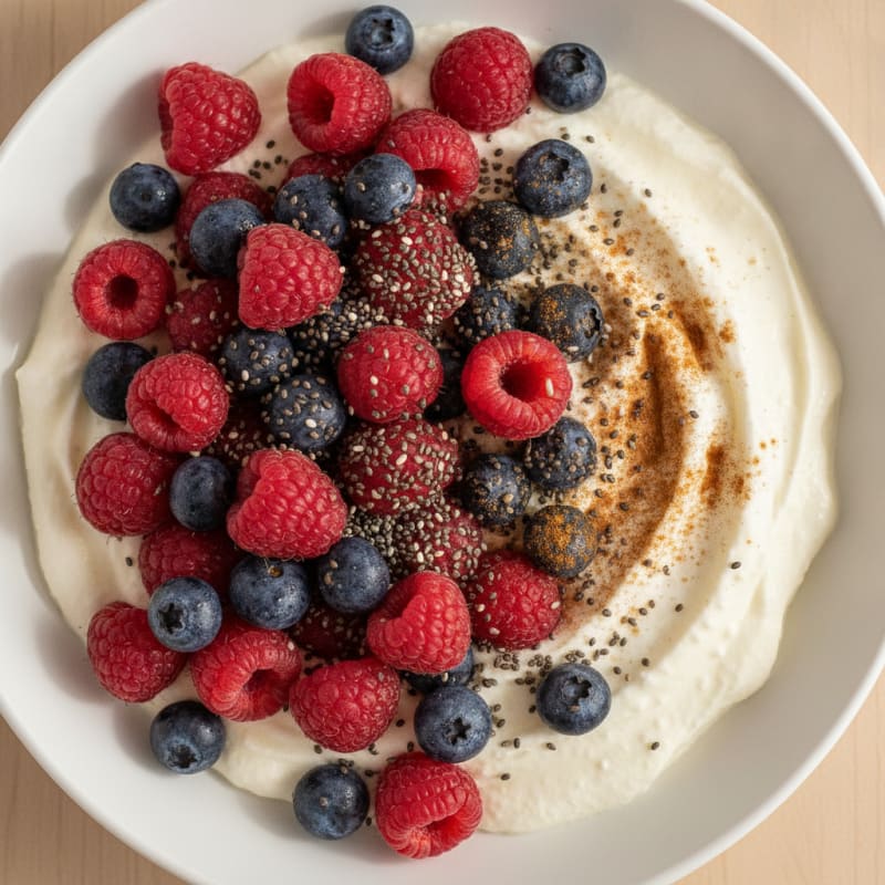 Berry-Vanilla Protein Breakfast Bowl