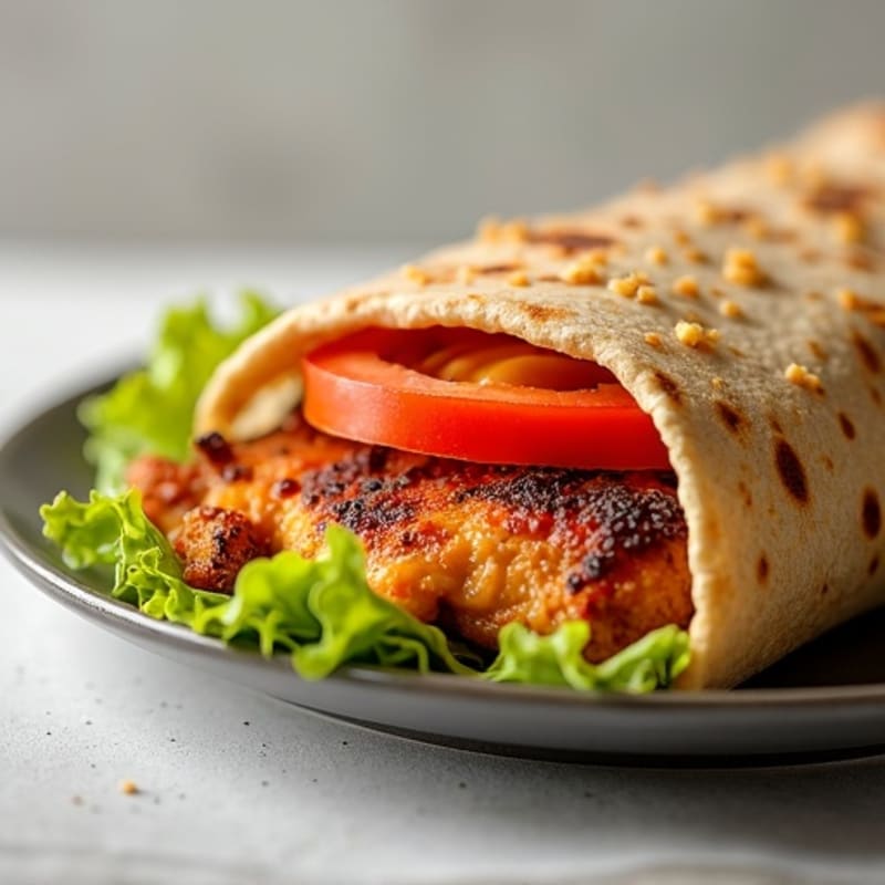 Crispy Buffalo Ranch Chicken Wrap