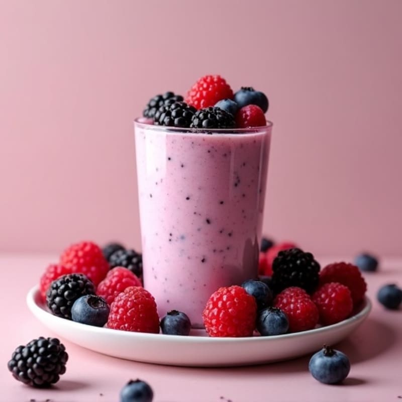 Creamy Berry Protein Smoothie