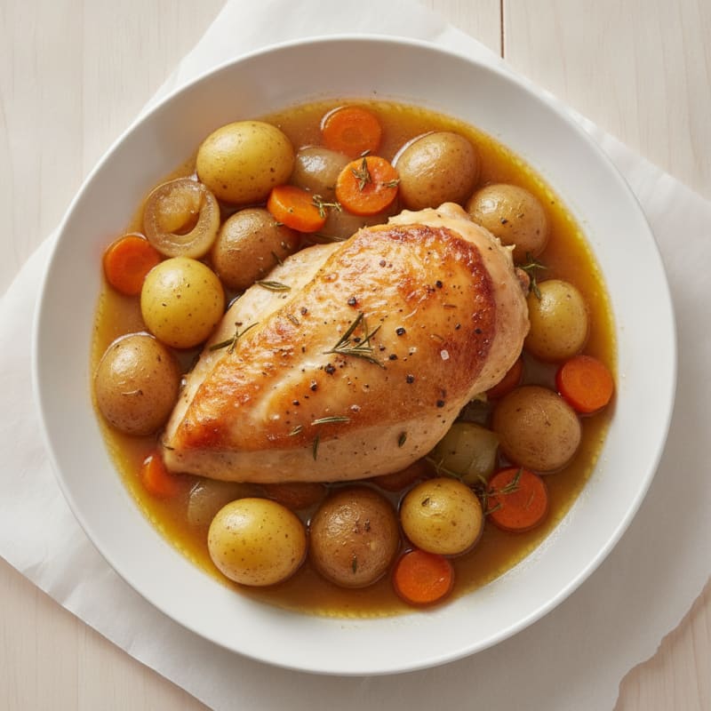 Slow Cooker Herb-Roasted Chicken