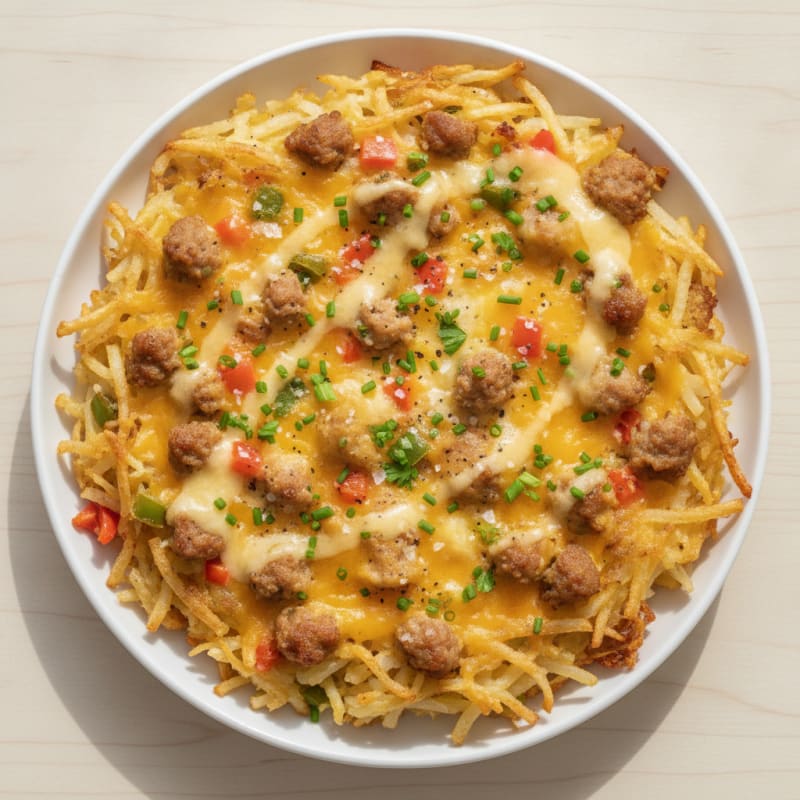 Cheesy Hash Brown Breakfast Casserole
