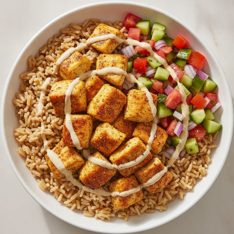 Chicken Shawarma Rice Bowl