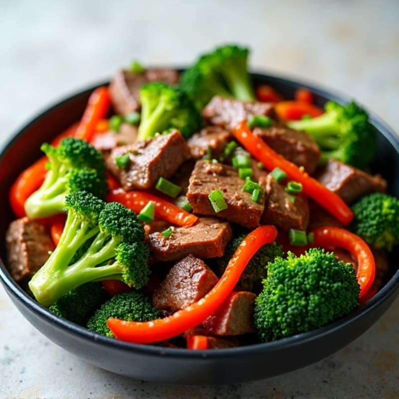 Ginger-Garlic Beef and Broccoli Stir-Fry