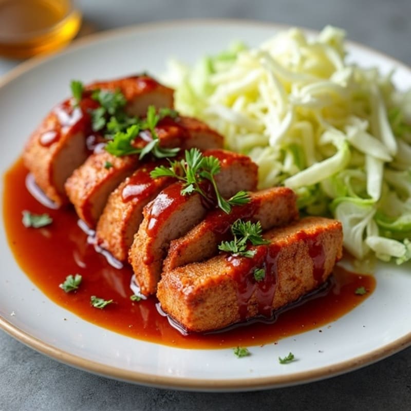 Tender Pulled Pork with Sweet-Smoky BBQ Sauce