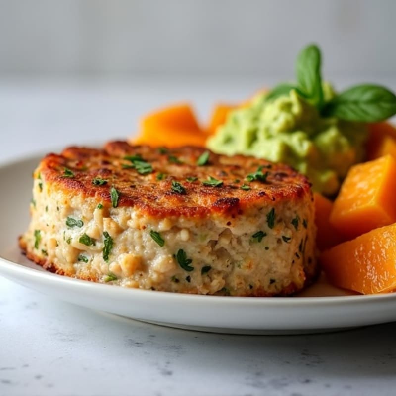 Herb-Baked Ground Turkey Loaf with Roasted Squash Medley