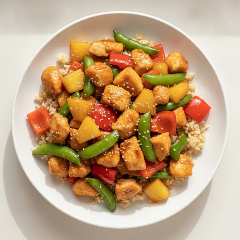 Sweet and Sour Chicken Stir-Fry