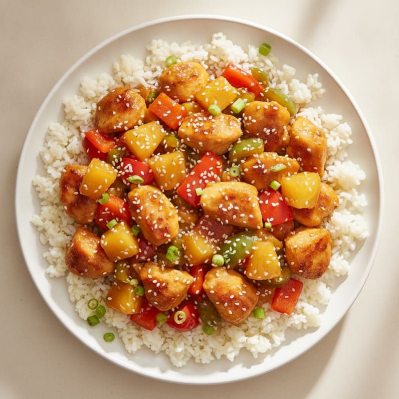 Sweet and Sour Chicken with Pineapple