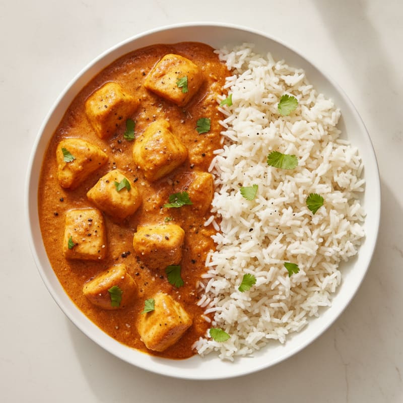 Clean Chicken Tikka Masala with Basmati Rice