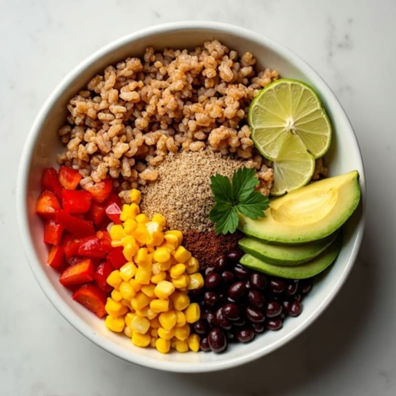 Zesty Southwest Turkey Rice Bowl