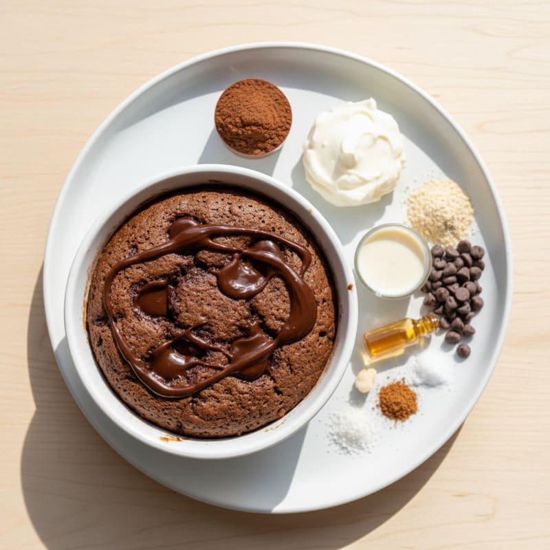 Decadent Chocolate Protein Mug Cake