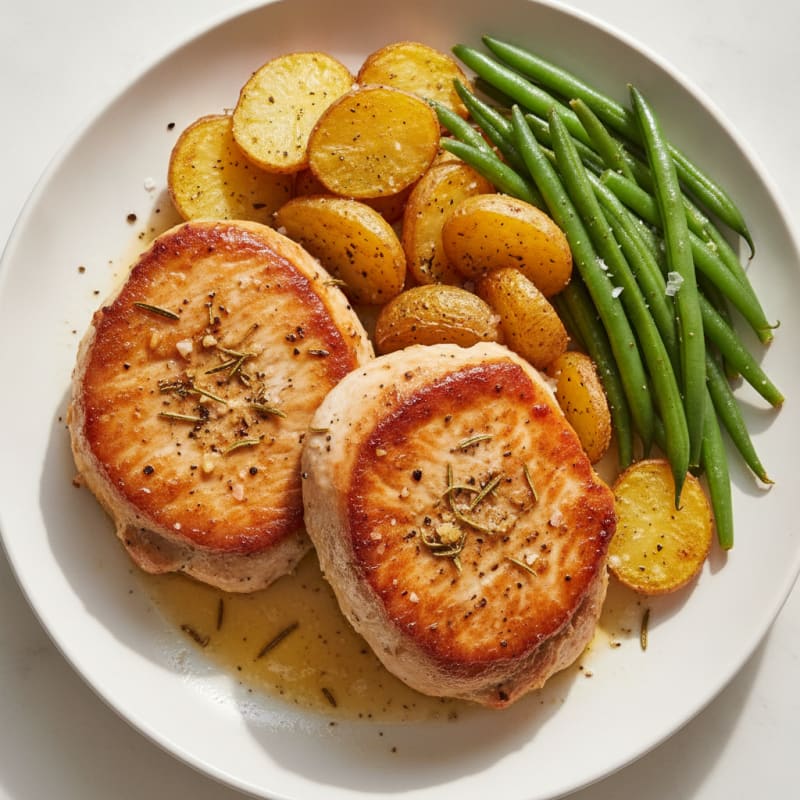 Herb-Roasted Turkey Steak with Potatoes