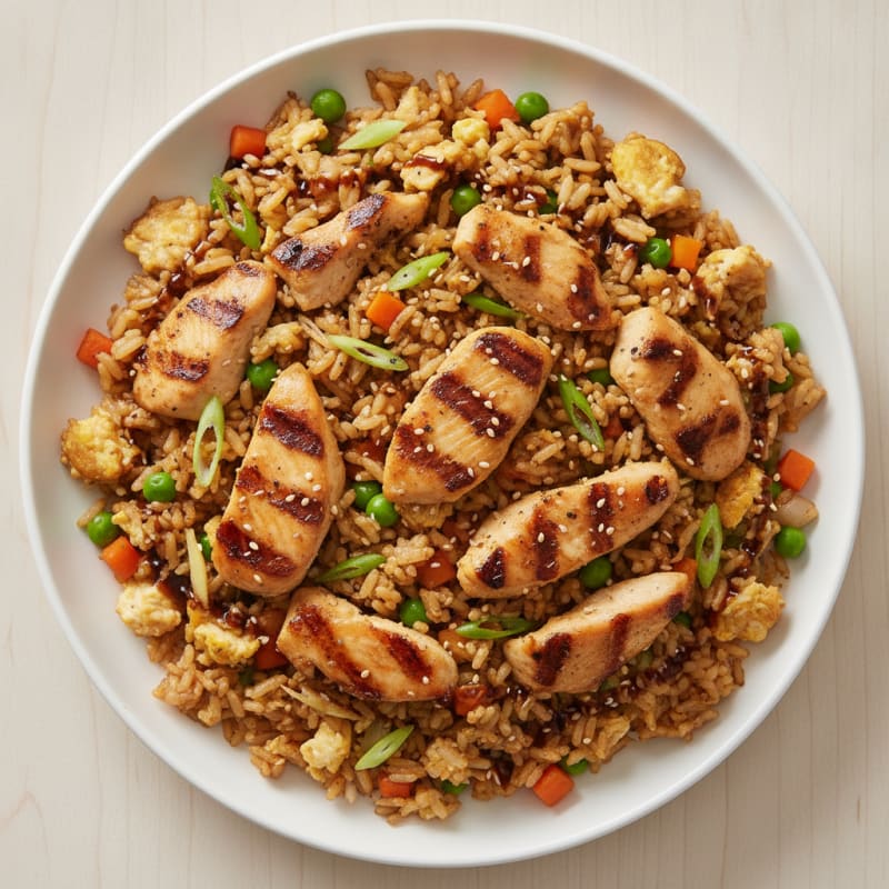 Savory Chicken and Vegetable Fried Rice
