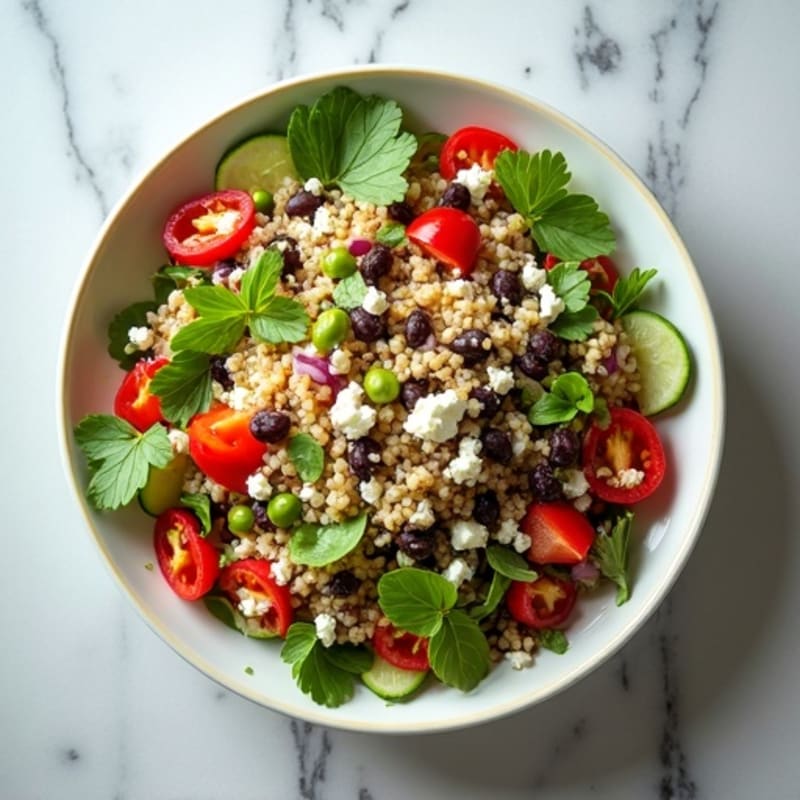 Fresh Quinoa Black Bean Salad