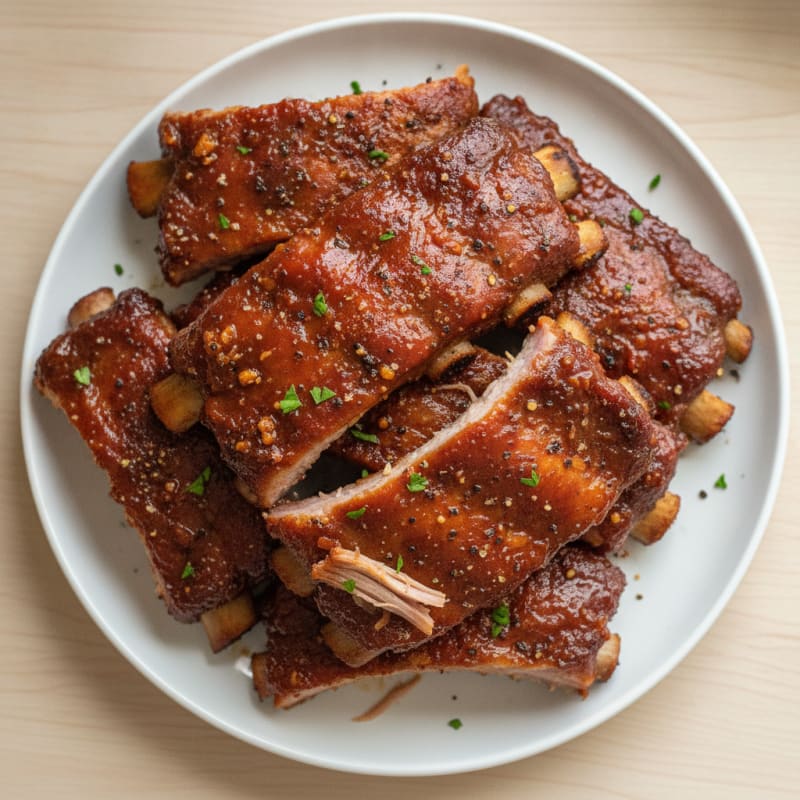 Smoked BBQ Pork Ribs