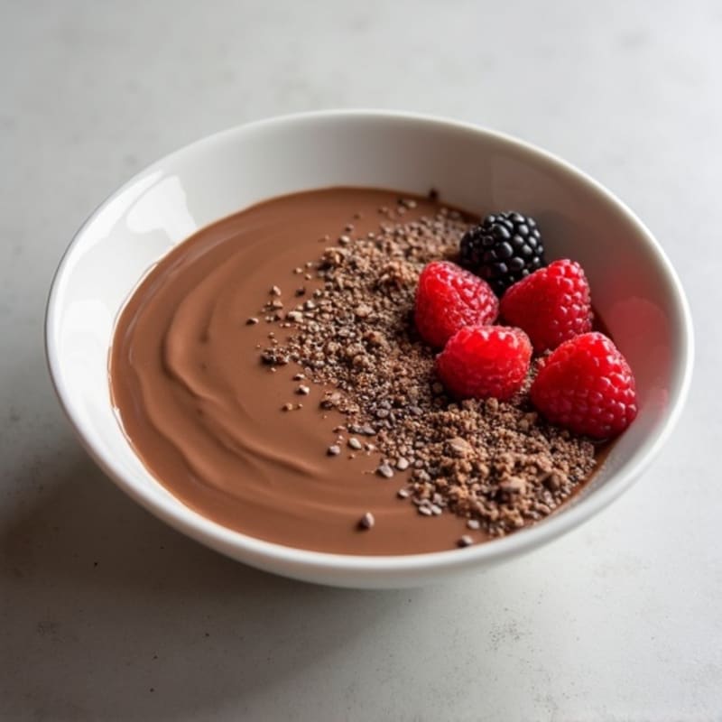 Silky Chocolate Protein Yogurt Bowl