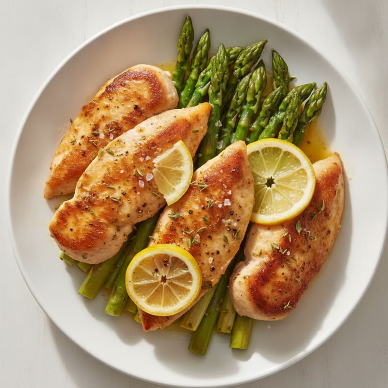 Lemon Herb Chicken and Asparagus