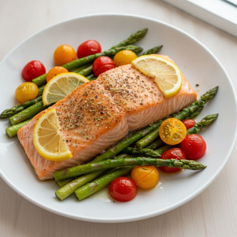 Sheet Pan Lemon Herb Salmon