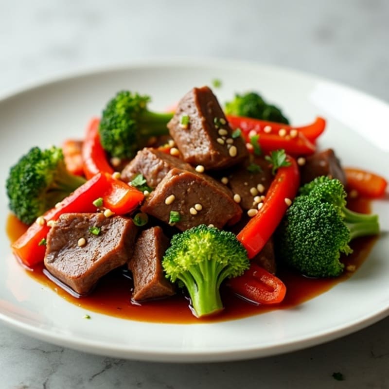 Garlic Sesame Beef Stir-Fry