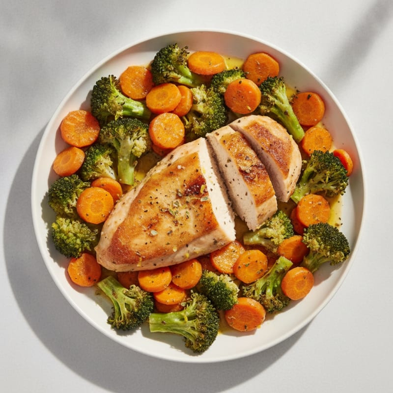 Lemon Herb Roasted Chicken and Vegetables