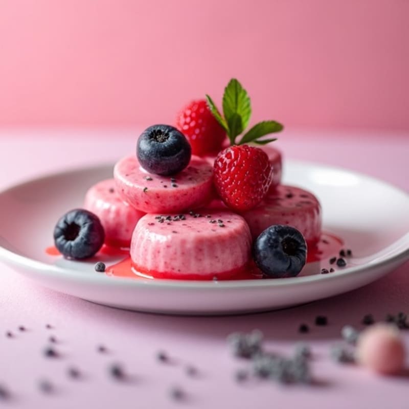 Protein-Packed Berry Gelatin Bites