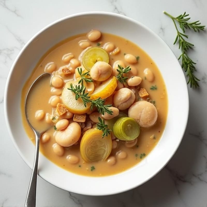 Creamy White Bean and Roasted Fennel Stew