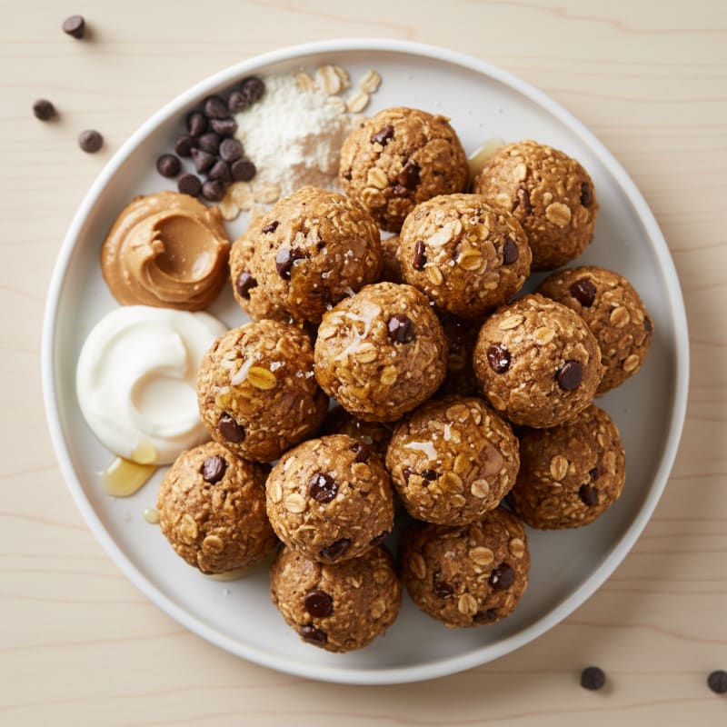 Chewy Chocolate Chip Protein Bites