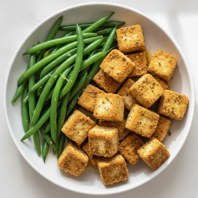 Garlic-Herb Baked Tofu