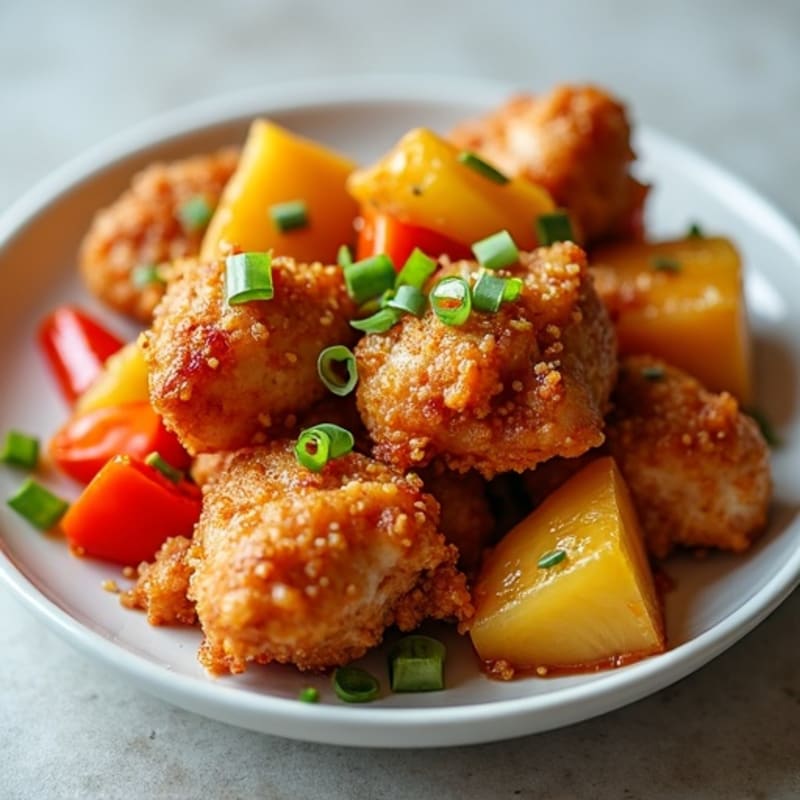 Crispy Baked Sweet and Sour Chicken