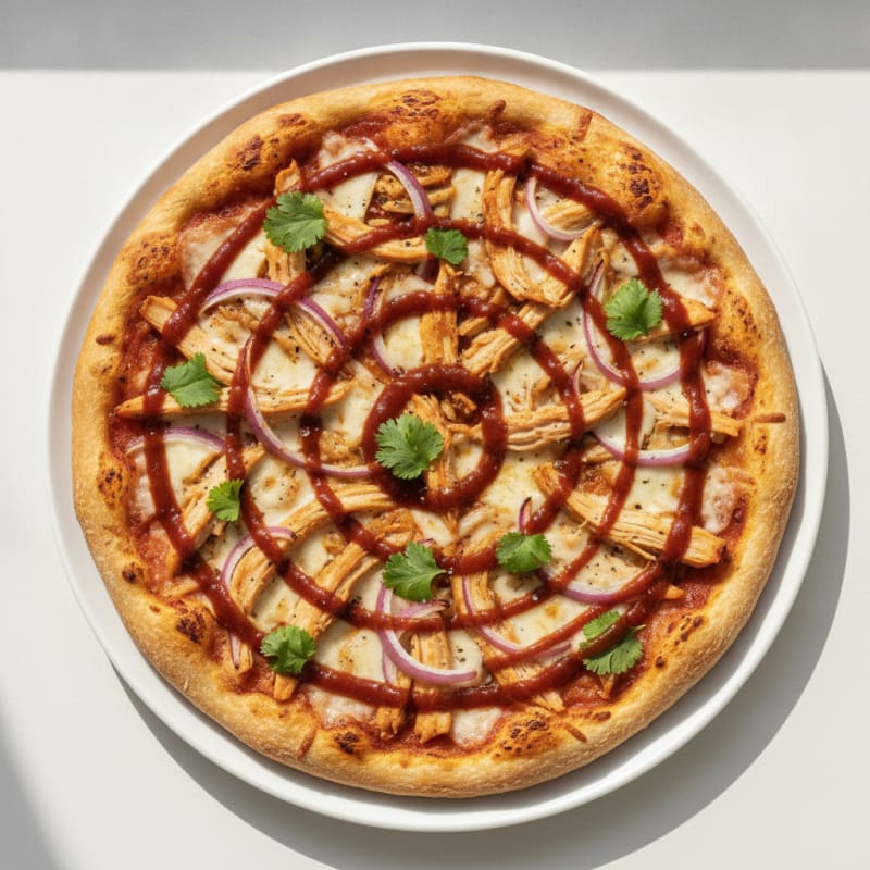 High-Protein BBQ Chicken Pizza