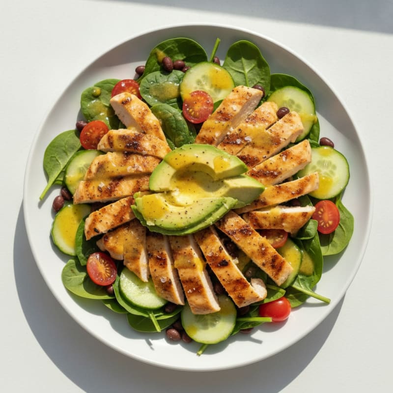 Chicken and Avocado Power Salad