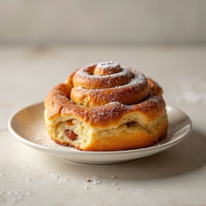 Protein-Packed Almond Flour Cinnamon Roll