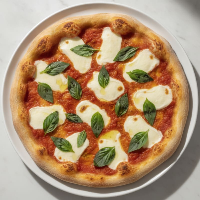 Classic Margherita Pizza with Fresh Basil