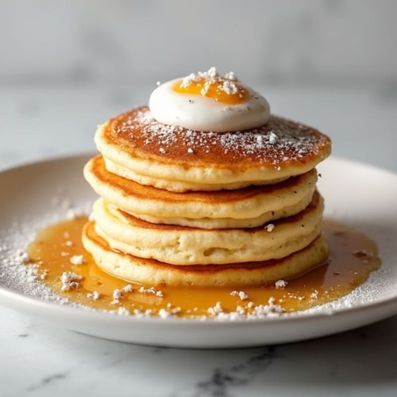 Almond Flour Cloud Pancakes