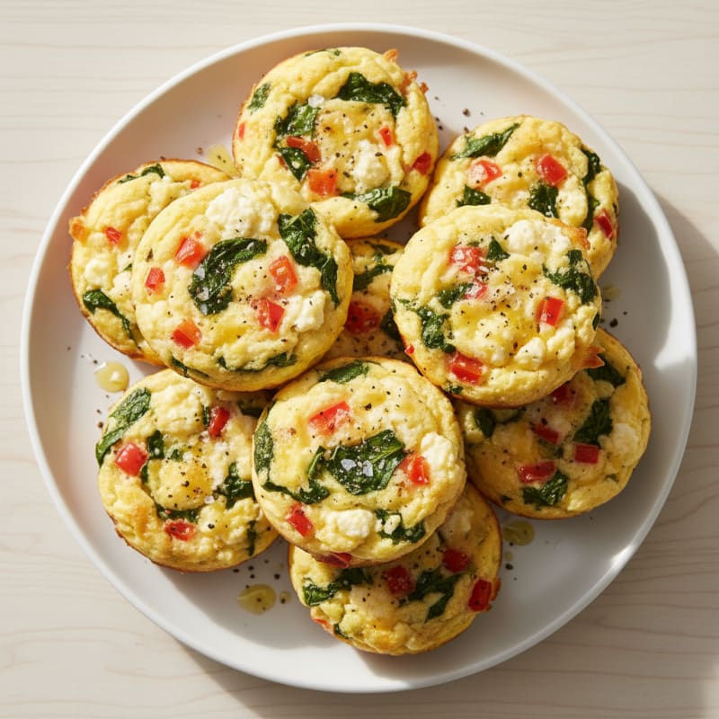 Fluffy Cheesy Egg White Muffins