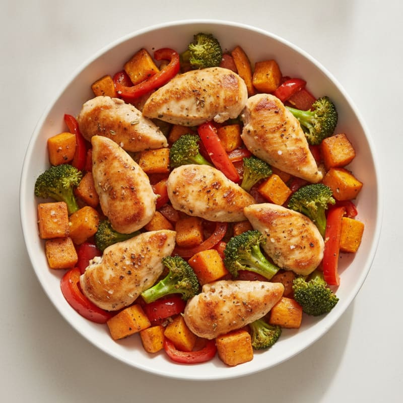 Sheet Pan Lemon Herb Chicken and Veggies