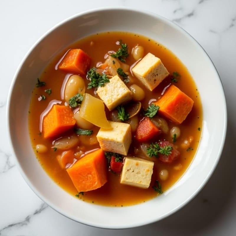 Hearty Root Vegetable and Bean Stew