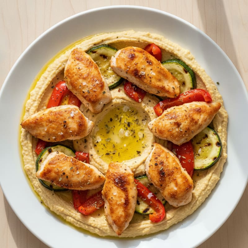 Mediterranean Hummus Platter