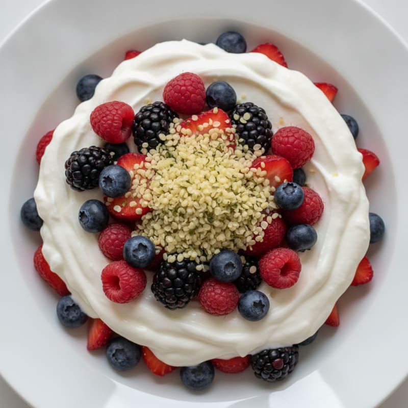 Creamy Greek Yogurt Protein Parfait with Mixed Berries