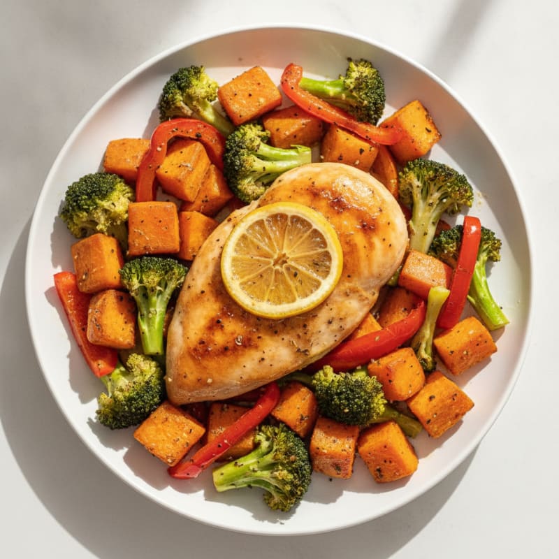 Lemon Herb Chicken with Roasted Vegetables