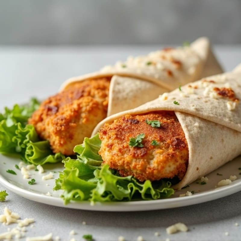 Crispy Chicken Caesar Wrap