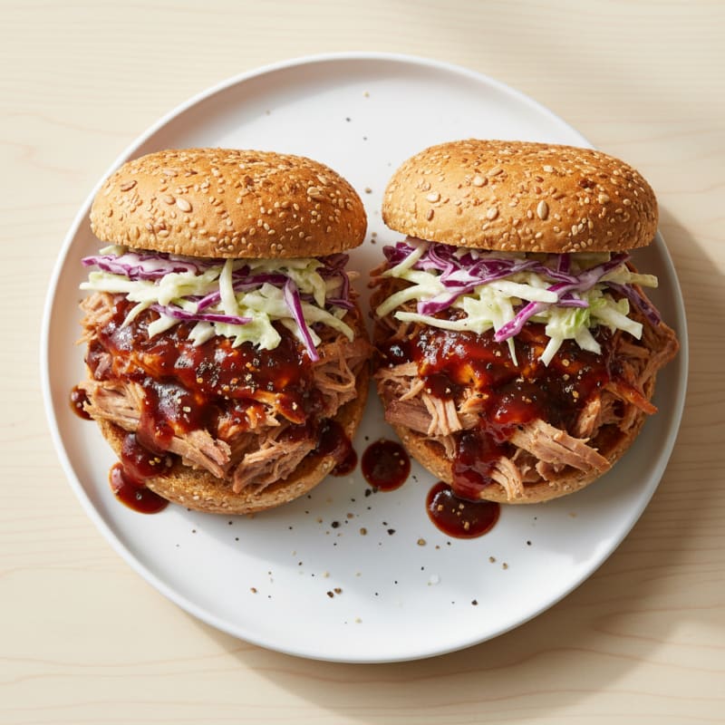 Smoky BBQ Pulled Pork Sandwiches
