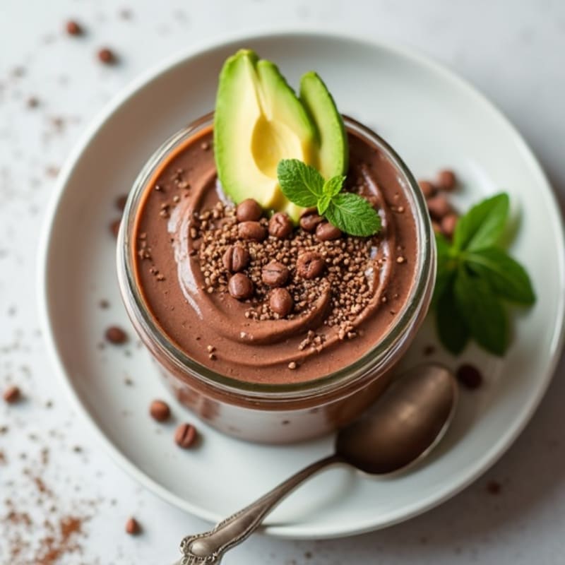 Silky Chocolate Protein Pudding with Chia Seeds