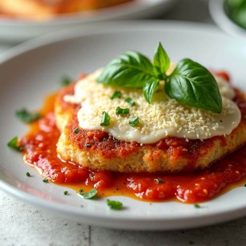Crispy Baked Chicken Parmesan with Fresh Herbs